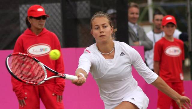 Hoffnung: Die 19-jährige Stefanie Vögele musste den Part der Teamleaderin übernehmen.